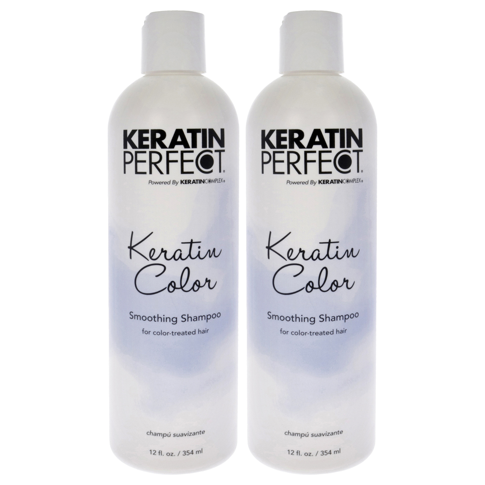Keratin Color Shampoo - Pack of 2 by Keratin Perfect for Unisex 12 oz Shampoo